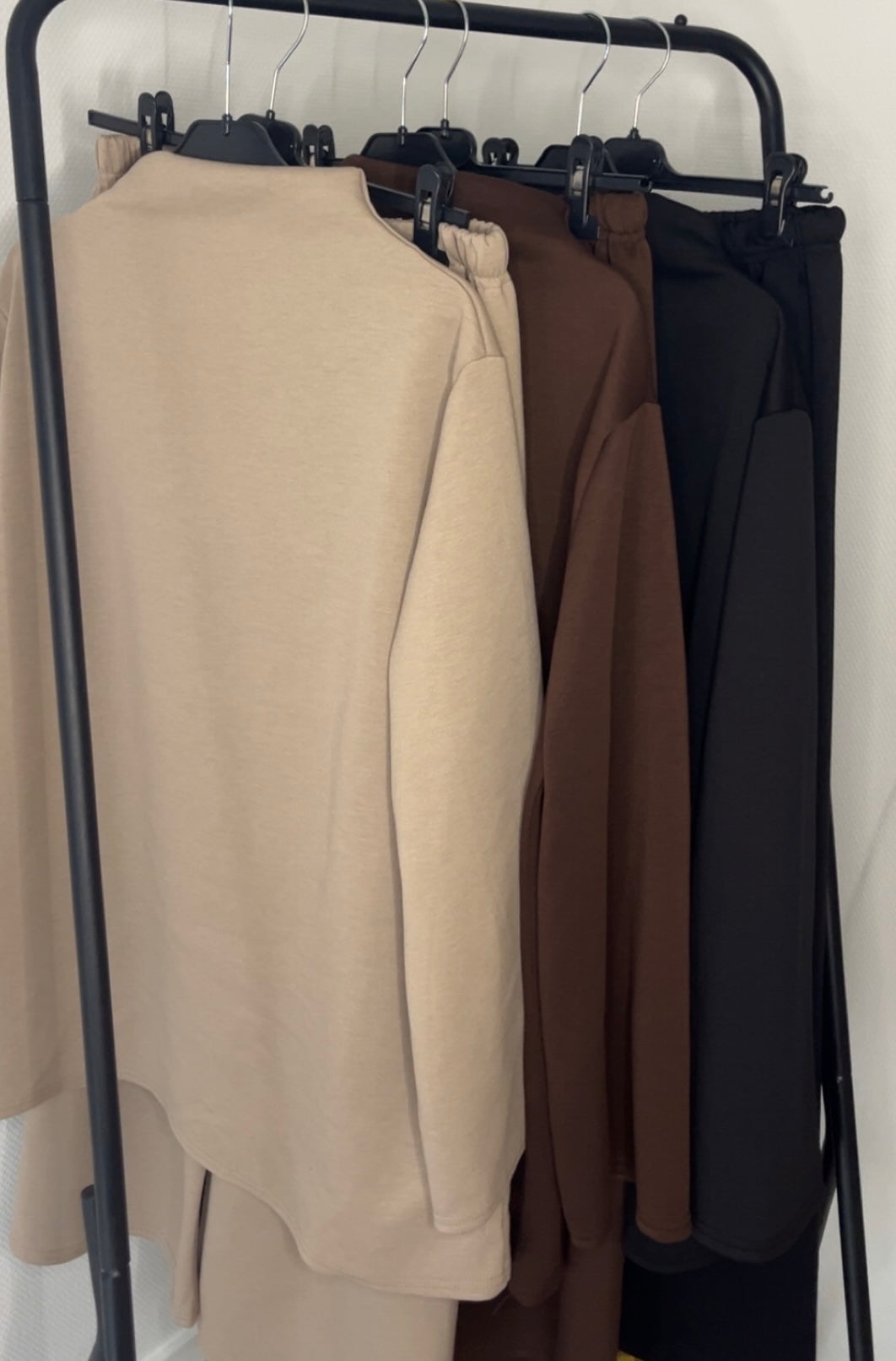 Sweater twinset hoge kraag