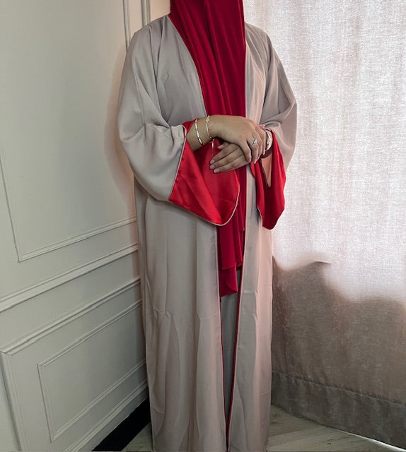 Abaya set Red