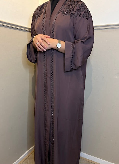Abaya Amoré Mauve Purple