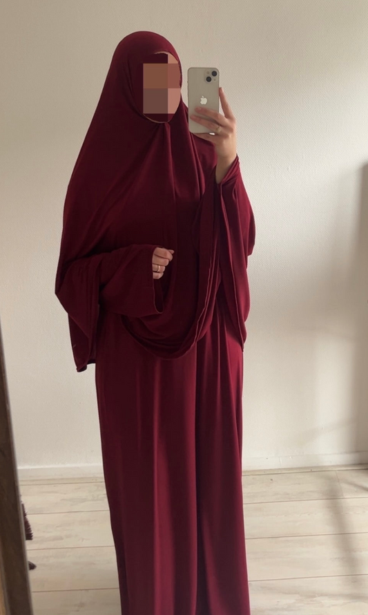 Jersey ghimaarset met abaya