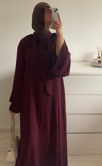 Dress Nour Burgundy