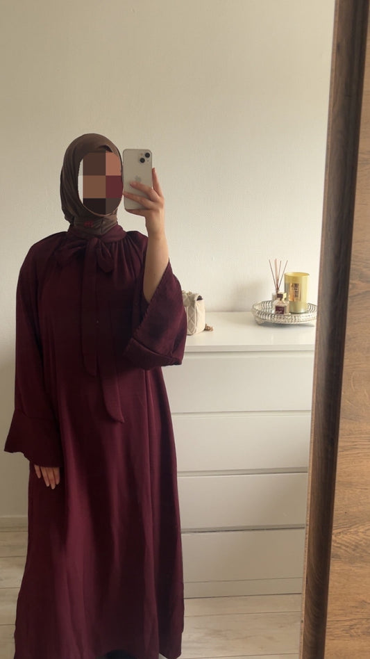 Dress Nour Burgundy