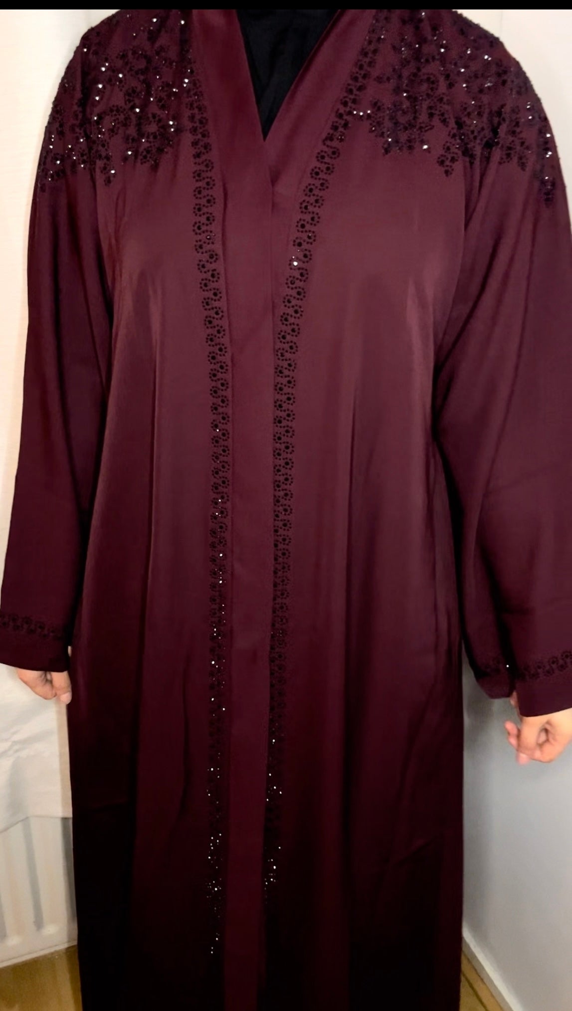 Abaya Amoré Burgundy