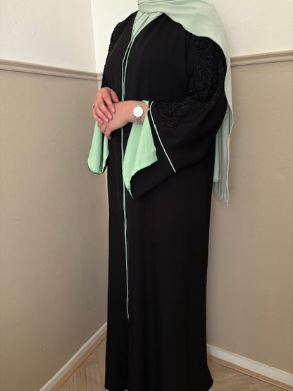 Abaya Glamour Limegreen