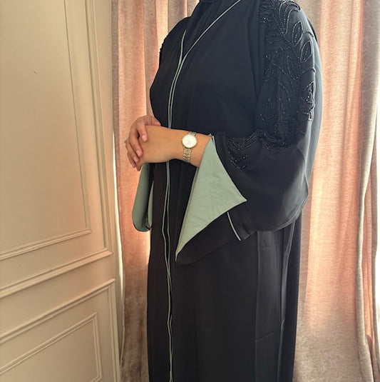 Abaya Glamour Sage Green