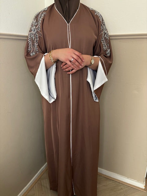 Abaya Zahra Brown