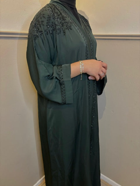 Abaya Amoré Forest Green