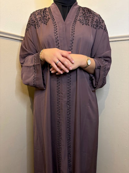 Abaya Amoré Mauve Purple