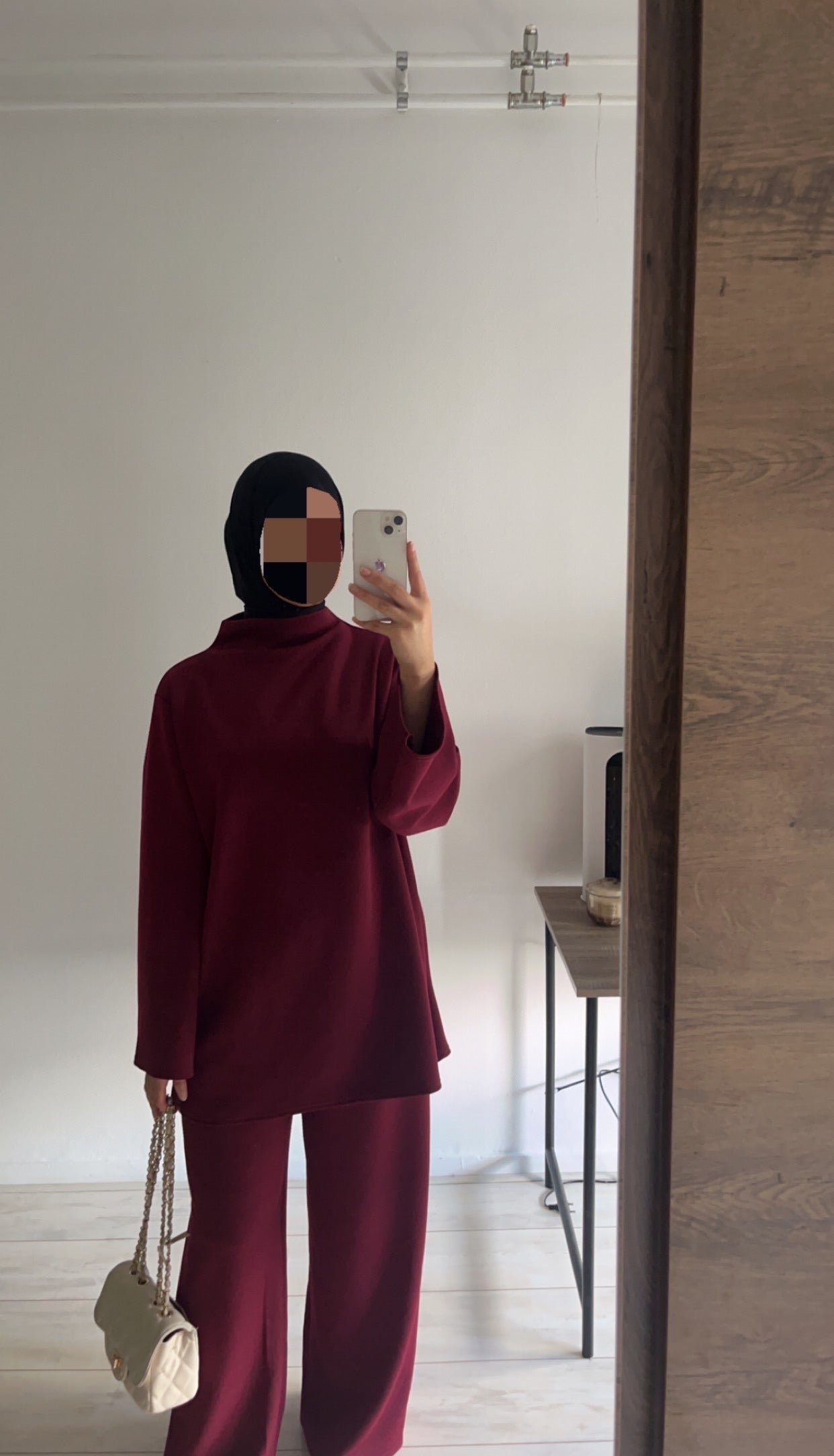 Sweater twinset hoge kraag